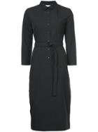 Akris Punto Midi Shirt Dress - Black