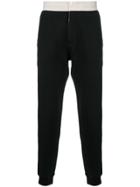 Kent & Curwen Buttoned-waist Sweatpants - Black