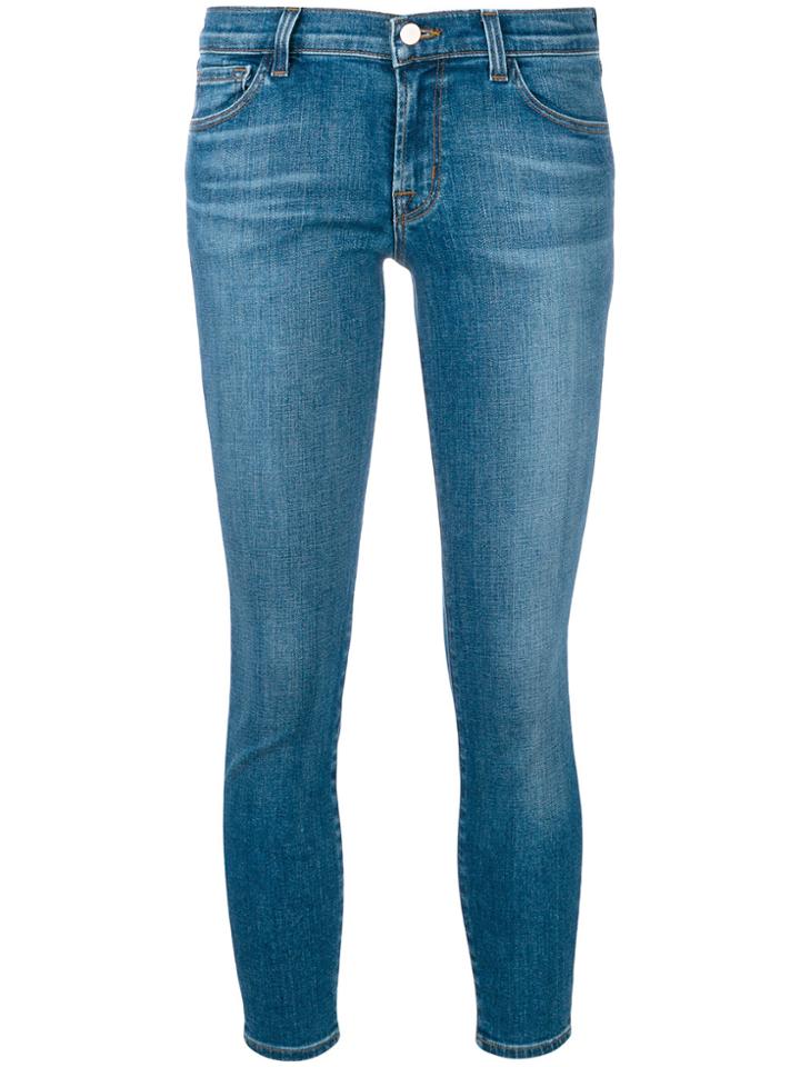 J Brand Lovesick Cropped Skinny Jeans - Blue