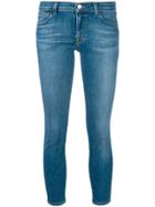 J Brand Lovesick Cropped Skinny Jeans - Blue