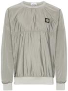 Stone Island Logo Patch Technical Sweatshirt - Grey