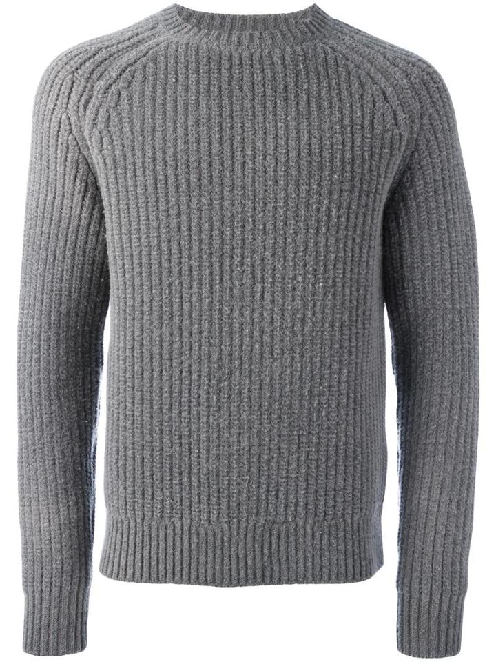 Our Legacy Raglan Jumper, Men's, Size: Medium, Grey, Wool/polyimide