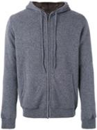 Liska - Fur Lined Hoodie - Unisex - Cashmere/weasel - M, Grey, Cashmere/weasel