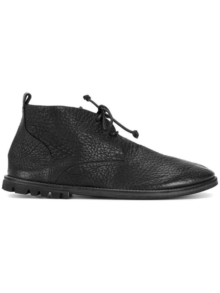 Marsèll Textured Desert Boots - Black