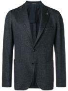 Tagliatore Classic Buttoned Blazer Jacket - Blue
