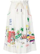 Mira Mikati Venice Beach Skirt - White