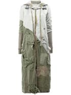 Greg Lauren Rogue Coat, Size: 2, Green, Cotton/polyester/satin