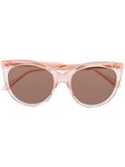 Gucci Eyewear Tinted Cat-eye Sunglasses - Neutrals