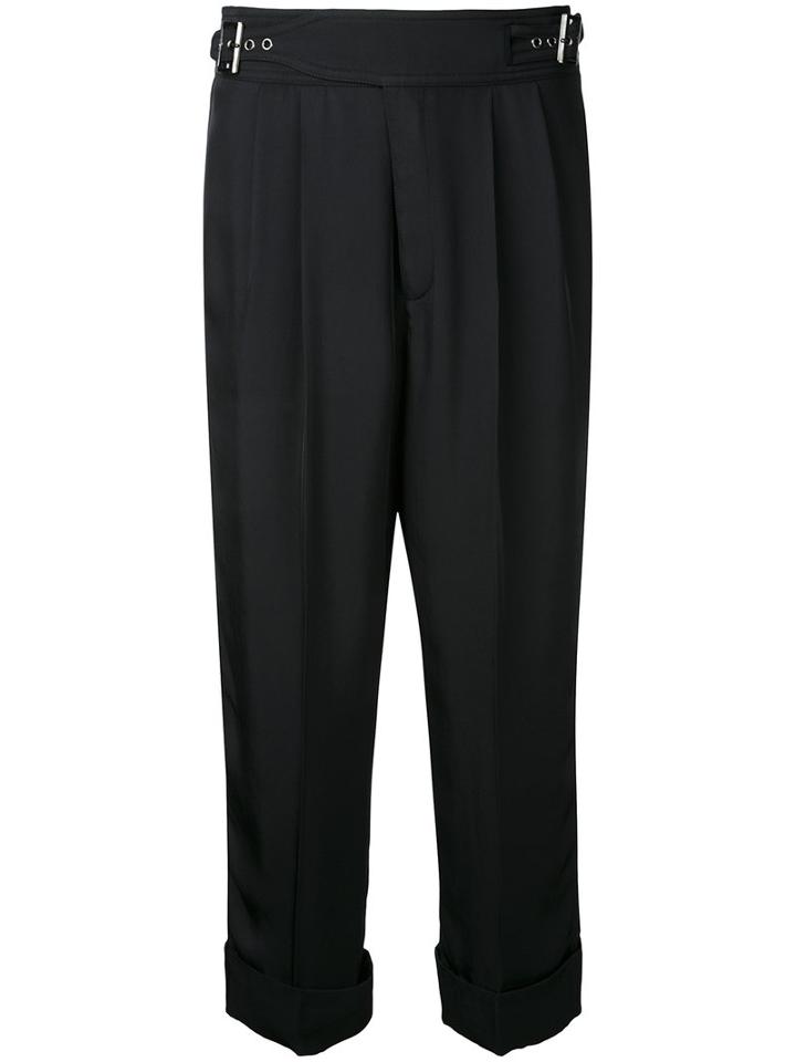 Tom Ford - Cropped Trousers - Women - Acetate - 40, Women's, Black, Acetate