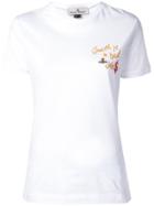 Vivienne Westwood Embroidered Slogan T-shirt - White