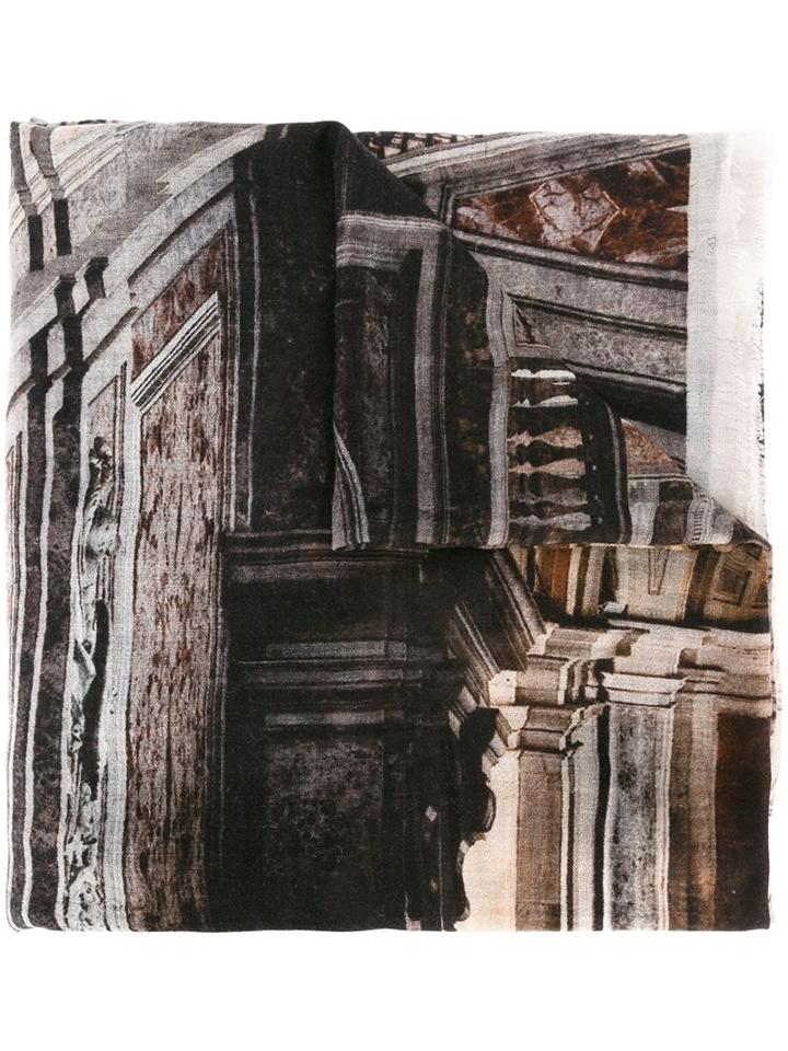 Faliero Sarti 'reggia Di Caserta' Scarf