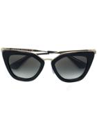 Prada Eyewear Cinéma Oversized Sunglasses - Black