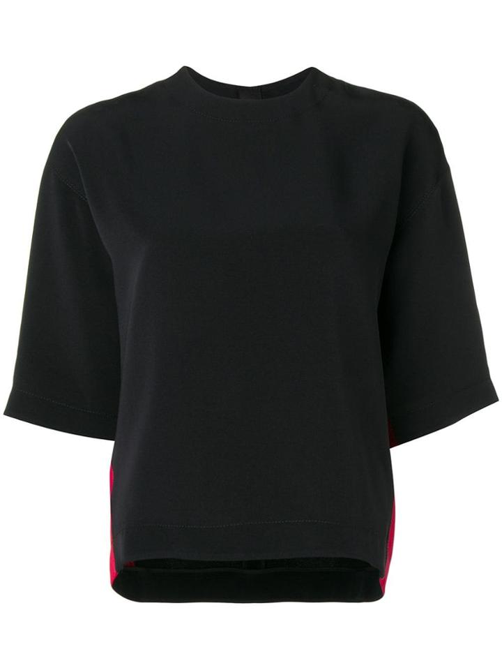 Marni Contrast Stripe T-shirt - Black