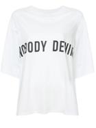 Nobody Denim Logo Print T-shirt - White