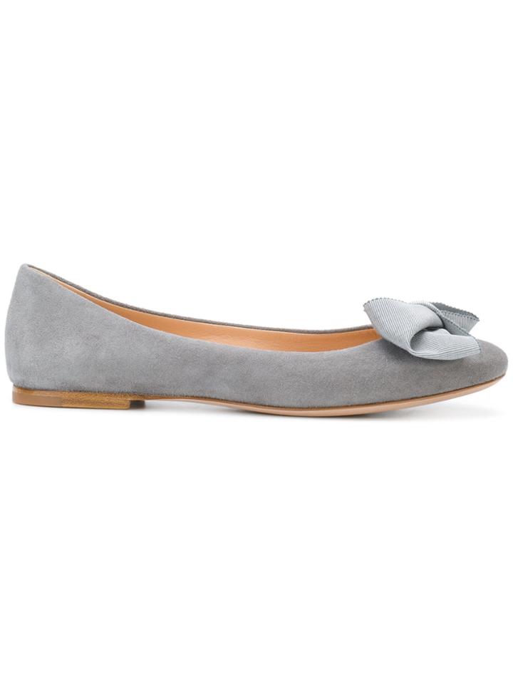 Unützer Bow Detail Ballerinas - Grey