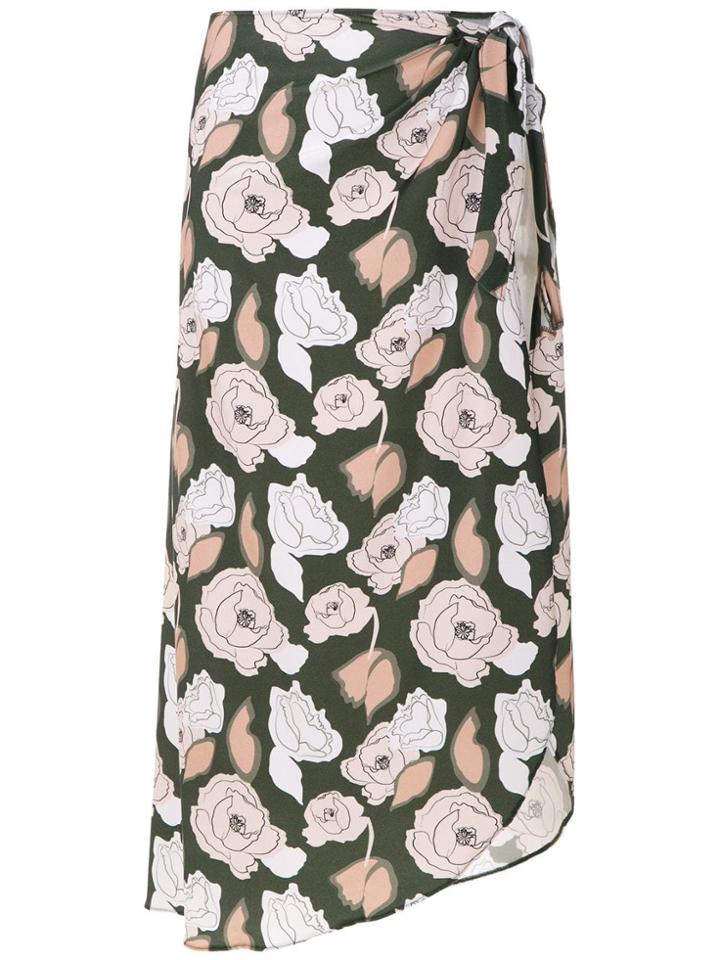 Adriana Degreas Printed Skirt - Green
