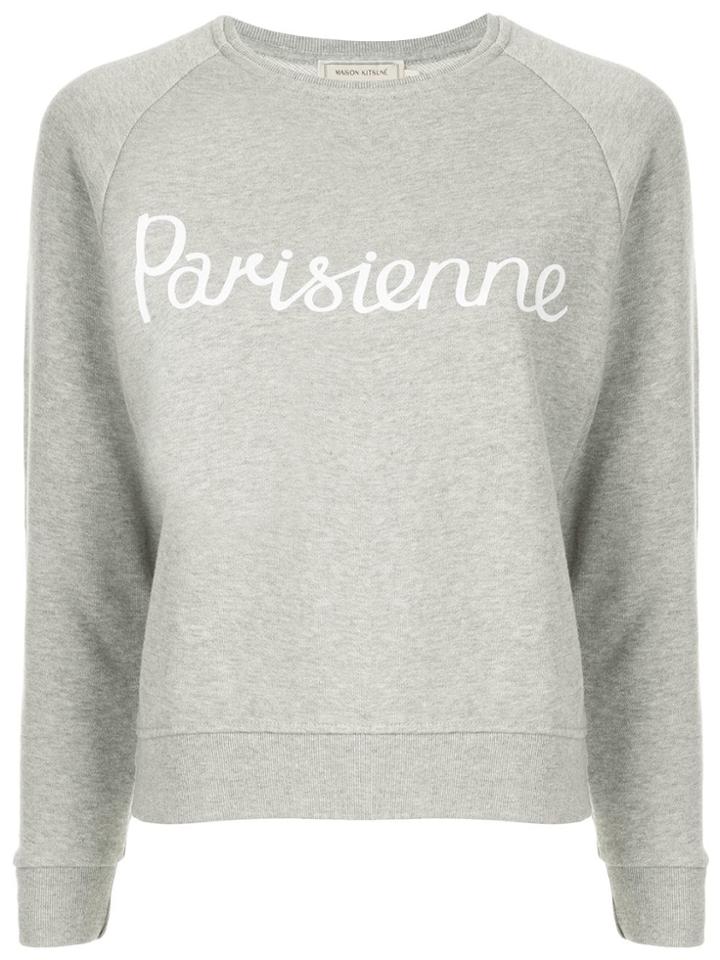 Maison Kitsuné Parisienne Jersey Sweater - Grey