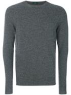 Zanone Plain Sweatshirt - Grey