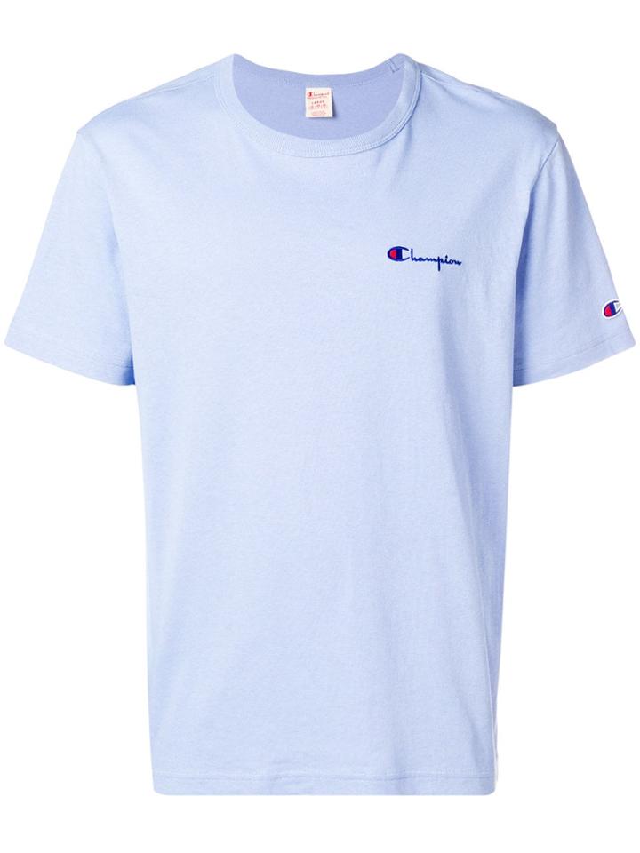Champion Embroidered Logo T-shirt - Purple