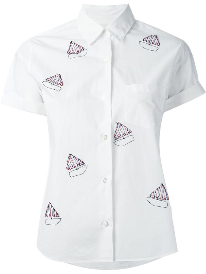 Jimi Roos Love Boat Shirt, Women's, Size: L, White, Cotton