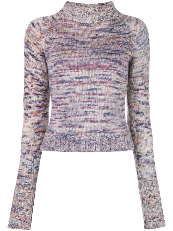 The Elder Statesman Long-sleeve Fitted Sweater - Multicolour