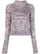The Elder Statesman Long-sleeve Fitted Sweater - Multicolour