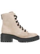 Kenzo Lace-up Boots - Neutrals