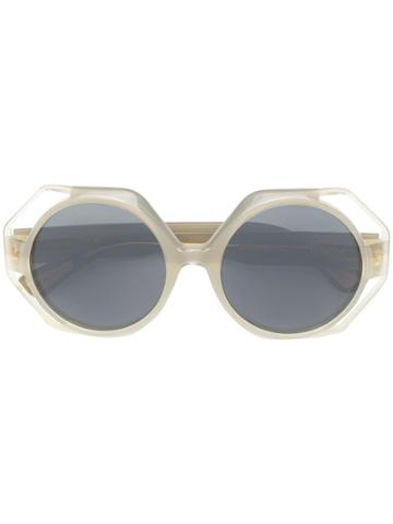 Christian Roth Eyewear Occupant Sunglasses - Nude & Neutrals