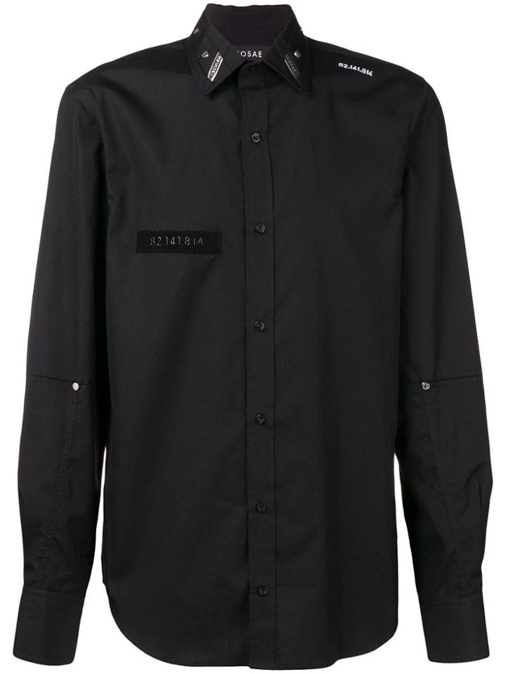 Icosae Appliqués Shirt - Black