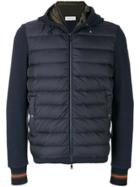 Moncler Padded Front Zip Sweatshirt - Blue