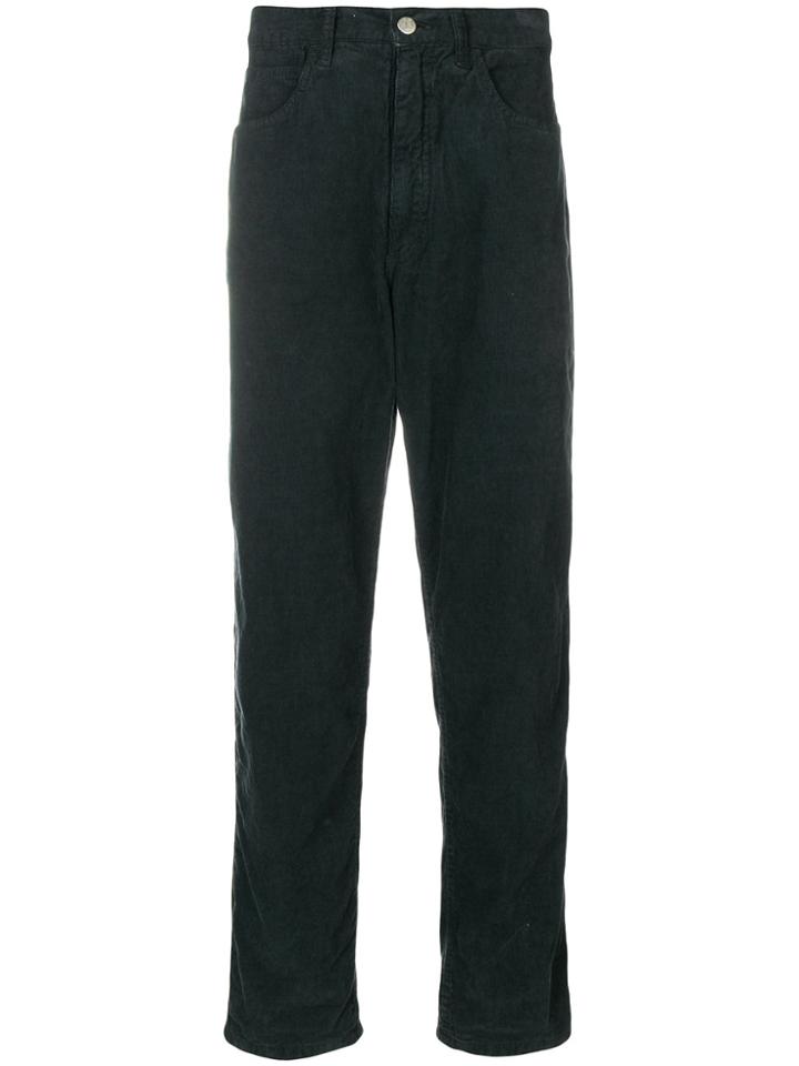 Cav Empt Straight-leg Corded Trousers - Black