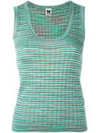 M Missoni Knitted Top, Women's, Size: 40, Green, Viscose/cotton/polyamide/metallic Fibre