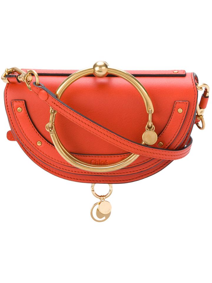 Chloé Nile Minaudière Clutch - Yellow & Orange