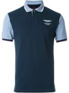 Hackett Aston Martin Racing Polo Shirt, Men's, Size: L, Blue, Cotton/spandex/elastane