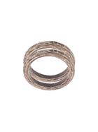 Ann Demeulemeester Double Finger Ring - Metallic