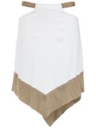Adriana Degreas - Panelled Skirt - Women - Spandex/elastane/viscose - P, Beige, Spandex/elastane/viscose