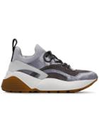 Stella Mccartney Grey And Denim Blue Eclypse Multi Textured Low Top