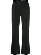 Rokh Kick Flare Tailored Trousers - Black