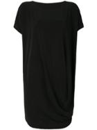 Issey Miyake Draped Midi Dress - Black