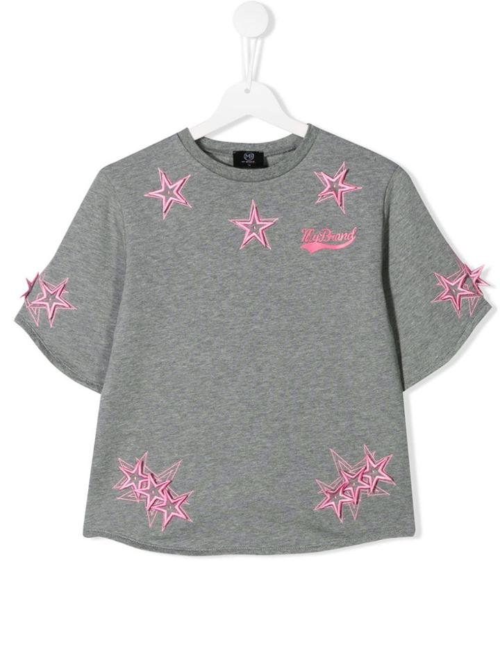 My Brand Kids Star Patch T-shirt - Grey
