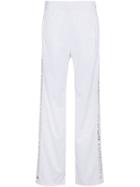 Givenchy Low Rise Track Pants With Logo Stripe - White