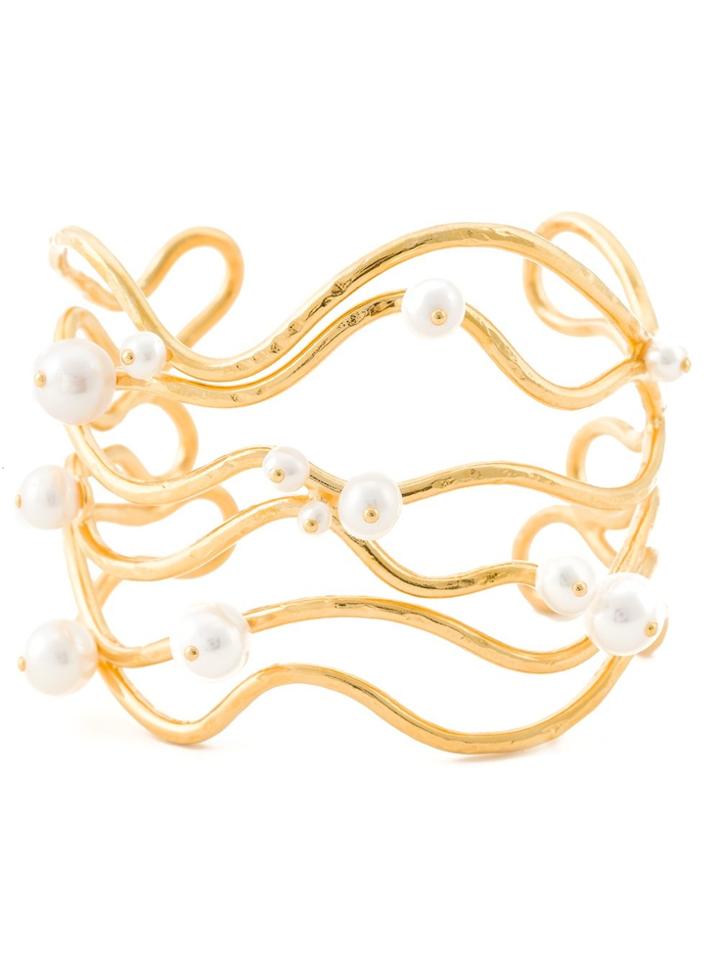 Aurelie Bidermann 'cheyne Walk' Cuff - Metallic