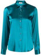 Blanca Long-sleeve Fitted Shirt - Blue