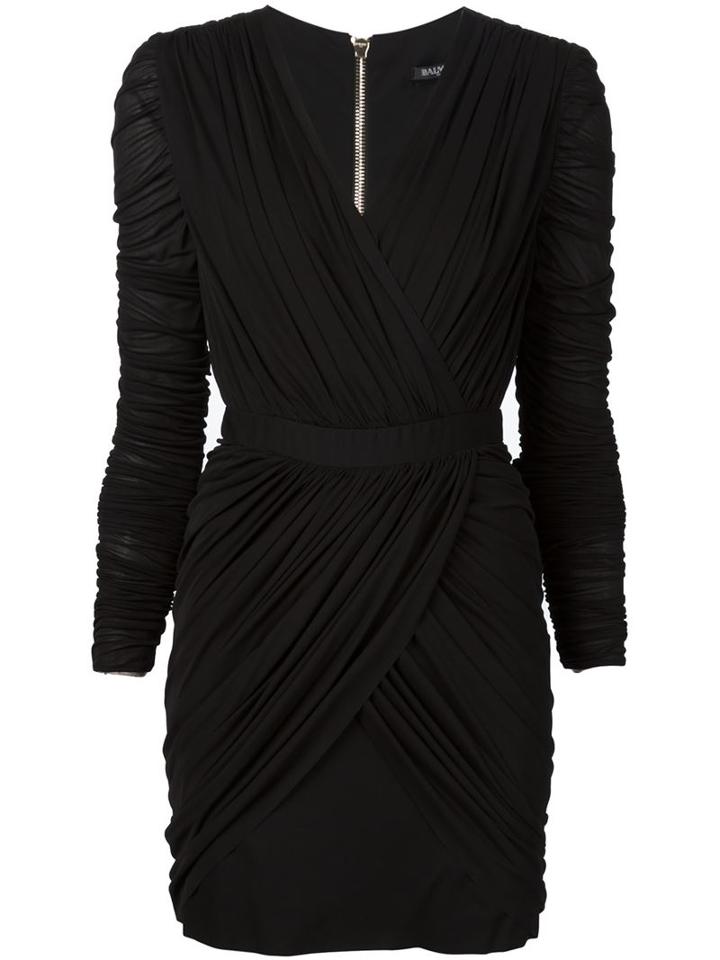 Balmain Draped Mini Dress