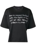 Diesel Black Gold Boxy T-shirt With Tonal Foil Print