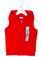 Moschino Kids - Sleeveless Hoodie - Kids - Cotton/spandex/elastane - 2 Yrs, Toddler Boy's, Red