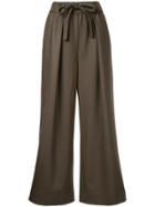 Estnation Wide Leg Trousers - Green