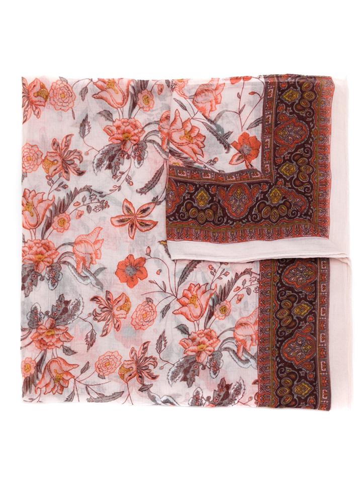 Serpui Printed Scarf - Pink & Purple