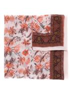 Serpui Printed Scarf - Pink & Purple