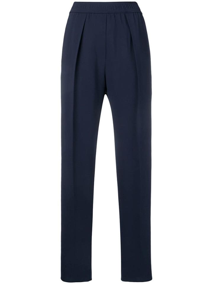Sportmax High-rise Tapered Trousers - Blue